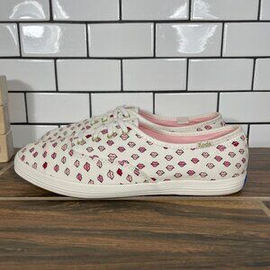 Keds x Kate Spade Champion Lips Shoes Womens Size 8 Multicolor Casual Sneaker